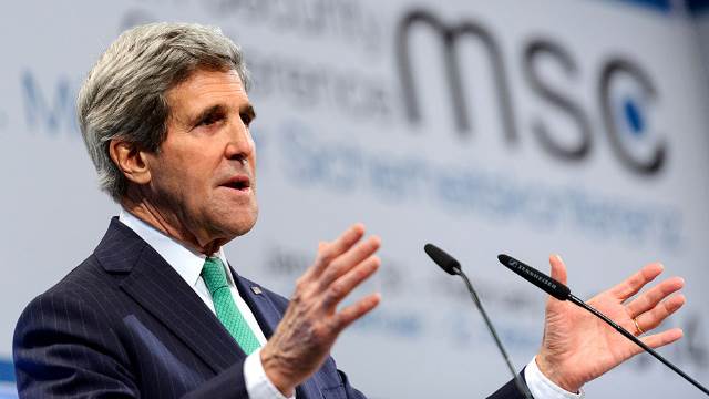 Sec'y of State John Kerry Arrives For Munich Security Conference