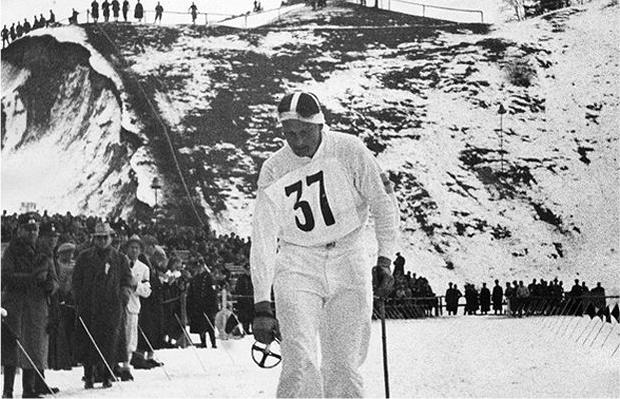 Elis Wiklund in Garmisch-Partenkirchen 1936