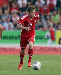 Patrick Weihrauch in action. Bayern's most promising young star? Photo: DPA