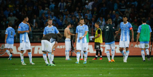 The disappointment at the end was reminiscent of a cup final defeat. Photo: DPA