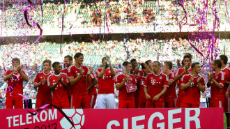 Success, already, for Bayern. Photo: DPA