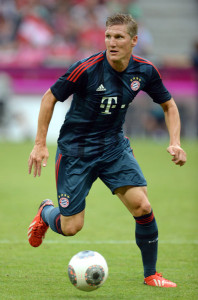 Bastian Schweinsteiger: A man back in action. Photo: DPA