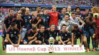 Another game, another piece of silverware for Bayern. The season hasn't even started yet...
Photo: DPA