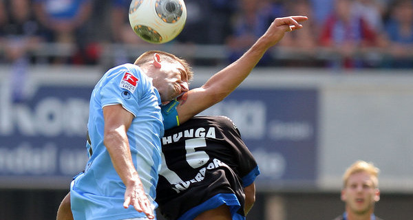 Had Paderborn's Elias Kachunga showed greater composure, the score might have been more than 1-0. Photo: DPA
