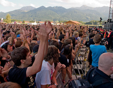 Chiemsee Rocks means hot days, hot crowds, and cold beer