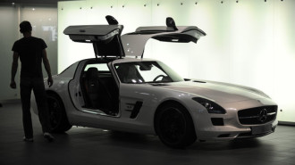 New Mercedes SLS is unveiled in Munich -- photo: dpa / photoalliance