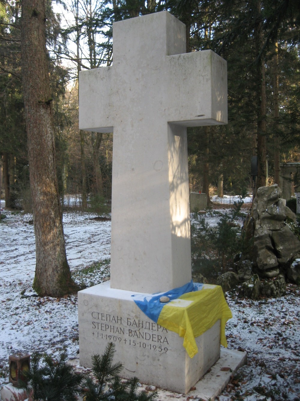 Ukrainian nationalist leader Stepan Bandera was killed and then buried at Waldfriedhof in Munich. Photo: Michael V Owens