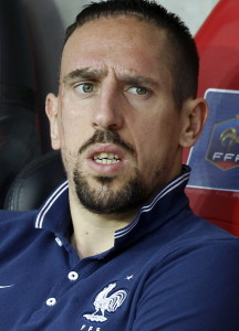 Franck Ribery of France attends the international friendly soccer match between France and Paraguay at the Allianz Riviera stadium, in Nice, France, 01 June 2014. EPA/SEBASTIEN NOGIER